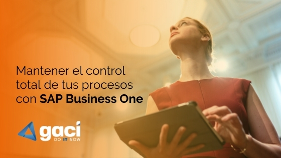Mantener el control total de tus procesos con SAP Business One