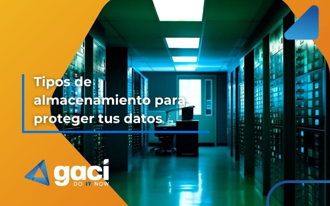 Tipos de almacenamiento para proteger tus datos 🔐